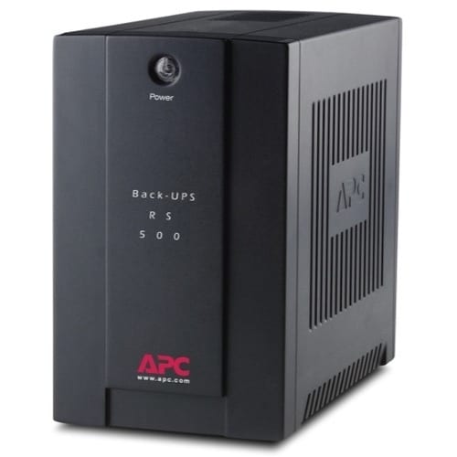 APC by Schneider Electric Back-UPS RS BR500CI-AS 500 VA Tower UPS - Tower - 10 Hour Recharge - 3 Minute Stand-by - 230 V A