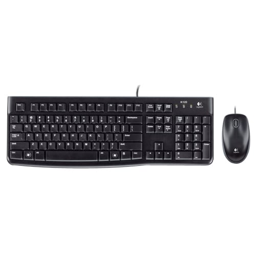 COMBO CLAVIER SOURIS MK120 NOIR FILAIRE USB AZERTY FR