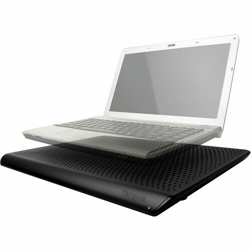 Targus Chill Mat PA248U5 Cooling Stand - TAA Compliant - Upto 16" Screen Size Notebook Support - 2 Fan(s) - Plastic - Blac