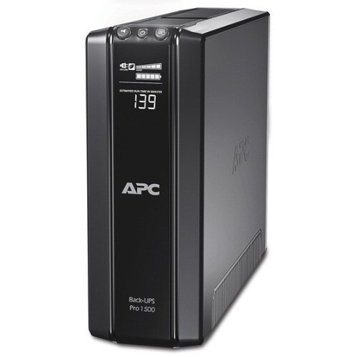 APC by Schneider Electric Back-UPS BR1500GI Linha interativa UPS - 1.50 kVA/865 W - Torre - 8 Hora Recharge - 220 V AC Inp