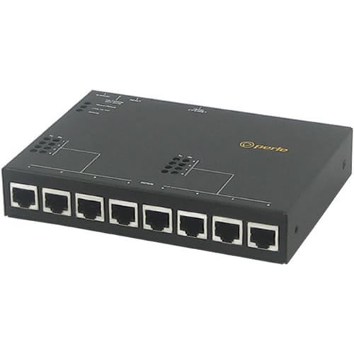 Perle IOLAN STS8-D Terminal Server - Twisted Pair - 1 x Network (RJ-45) - 10/100Base-TX - Fast Ethernet - Management Port