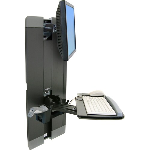 Ergotron StyleView Lift für Flachbildschirm, Tastatur, Maus - Schwarz - Bildschirmgröße: 61 cm (24 Zoll) - max. 14,97 kg T