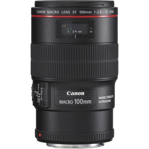 Canon EF 3554B005AA - 100 mm - f/32 - f/2.8 - Macro Fixed Lens for Canon EF/EF-S - 67 mm Attachment - 1x Magnification - 7