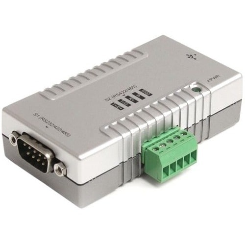 StarTech.com USB to Serial Adapter 2 Port RS232 RS422 RS485 COM Port Retention FTDI USB to Serial Adapter USB Serial - 1 x
