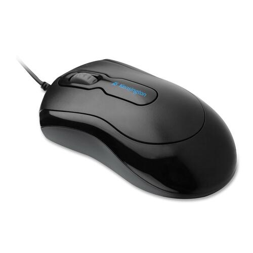 Kensington Mouse - in - a - Box Wired - Optical - Cable - Black - 1 Pack - USB - 800 dpi - Scroll Wheel - Symmetrical