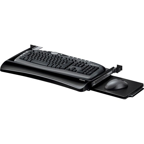 Office Suites™ Underdesk Keyboard Drawer - 2.3" Height x 22" Width x 11.6" Depth - Black - 1