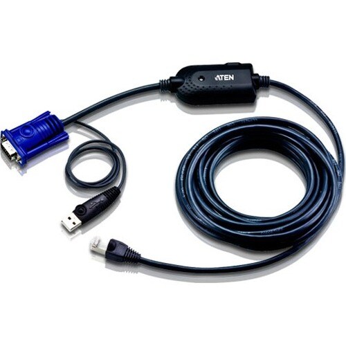 ATEN KVM Cable - 15 ft KVM Cable for Keyboard/Mouse, KVM Switch - First End: 1 x RJ-45 Network - Female - Second End: 1 x 
