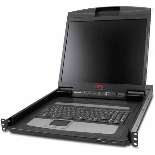 APC by Schneider Electric AP5719 LCD Rack Console - TouchPad - 100 V AC Input Voltage - 1U High