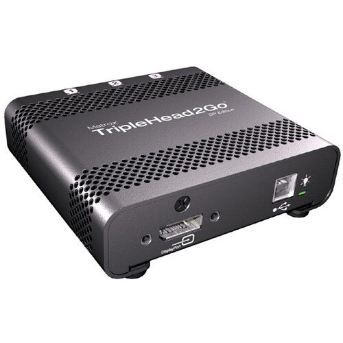 Matrox TripleHead2Go Multiview-Gerät - DisplayPort - 5760 x 1080 - DisplayPort - USB - PC, Mac, Linux