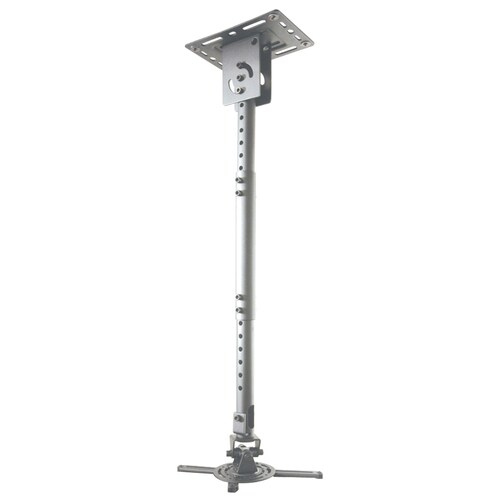 Newstar Universal Projector Ceiling Mount, Height Adjustable (58-83cm) - Silver - Adjustable Height - 15 kg Load Capacity