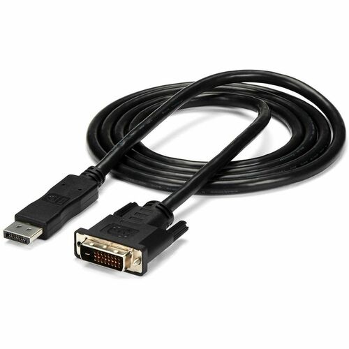 StarTech.com Câble DisplayPort vers DVI de 1,8m, Câble Adaptateur DisplayPort vers DVI-D, 1080p, Convertisseur de Écran DP