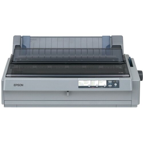 Epson LQ-2190N 24-pin Dot Matrix Printer - Monochrome - Energy Star - 136 Column - 576 cps Mono - 360 x 360 dpi - USB - Pa