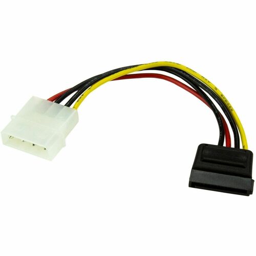 StarTech.com Câble Adaptateur d'Alimentation Molex vers SATA - LP4 Mâle vers SATA Power Femelle - 15 cm - Pour Disque dur 