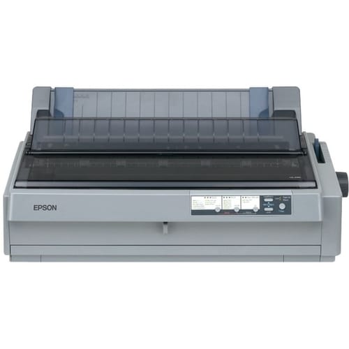 Epson LQ-2190N 24-pin Dot Matrix Printer - Monochrome - Energy Star - 136 Column - 576 cps Mono - 360 x 360 dpi - USB - Pa