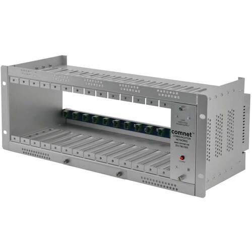 C1 Rack Mount Card Cage with Power Supply - 7.5" Width x 6.9" Depth x 19" Height 50/60HZ POWER SUPPLY