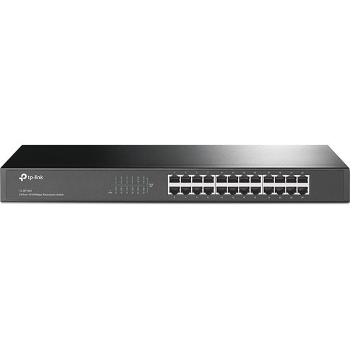 TP-Link TL-SF1024 24 Ports Ethernet Switch - Fast Ethernet - 10/100Base-TX - 2 Layer Supported - Twisted Pair - 1U - Rack-