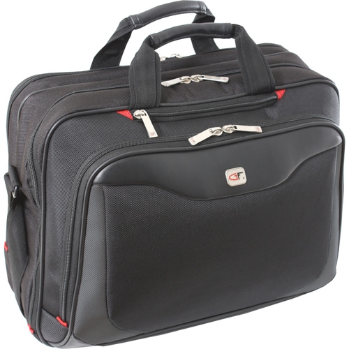 Gino Ferrari GF543 Carrying Case for 16" Notebook - Black, Gray - Nylon, Polyester Body - Shoulder Strap - 13.19" (335 mm)