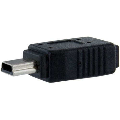 StarTech.com Adaptateur F/M Micro USB vers Mini USB - Noir