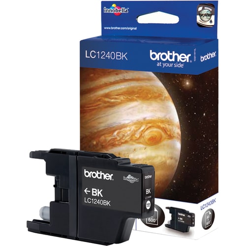 Brother LC1240BK Tintenstrahl Tintenpatrone - Schwarz - Original - 1 Pack - 600