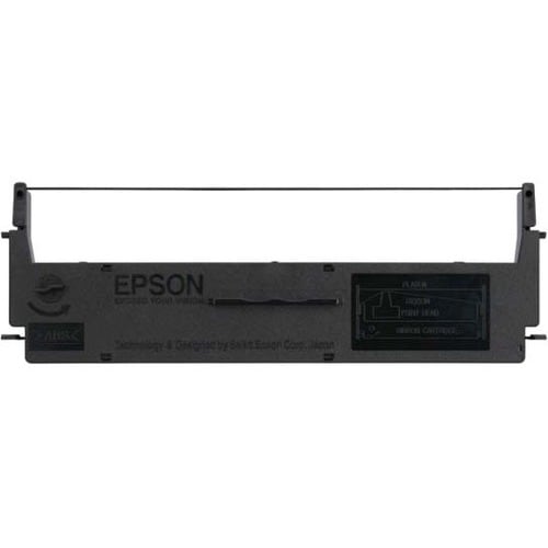 Epson C13S015624 Dot Matrix Ribbon - Black - 1 Pack - 3 Million Characters