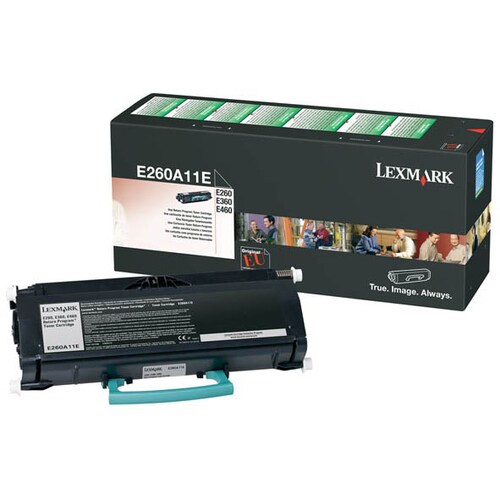 Lexmark E260A11E Tonerkartusche - Schwarz Original - Laserdruck - 3500 Seiten - 1er Pack