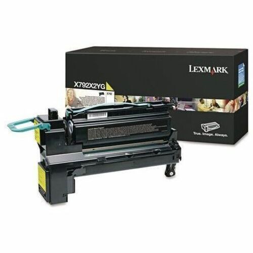 Lexmark X792X2YG Original Laser Toner Cartridge - Yellow - 1 Pack - 20000 Pages
