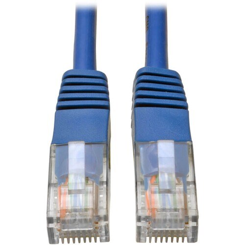 Eaton Tripp Lite Series Cat5e 350 MHz Molded (UTP) Ethernet Cable (RJ45 M/M), PoE - Blue, 20 ft. (6.09 m) - Category 5e - 