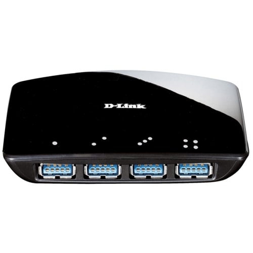 D-Link DUB-1340 USB Hub - USB - External - 4 Total USB Port(s) - 4 USB 3.0 Port(s)