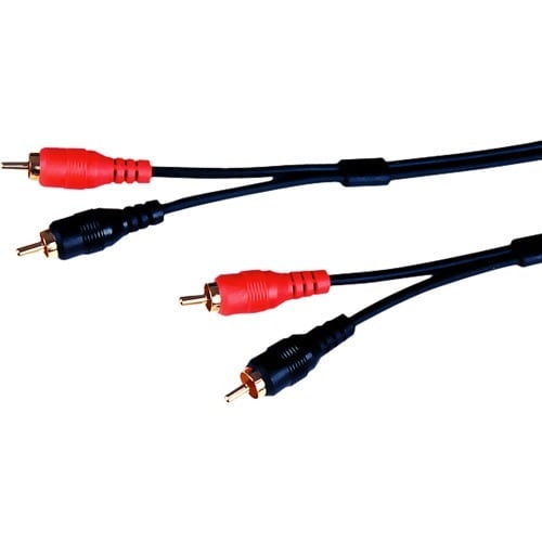 Comprehensive Standard Series 2 gold RCA Plugs Each End Stereo Audio Cable 6ft - 6 ft RCA Audio Cable for Audio Device - F