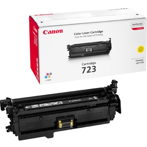Canon No. 723 Original Laser Cartucho de toner - Amarelo - 1 Pack - Laser - 8500 Páginas - 1 Pack