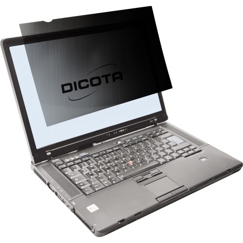 Dicota Privacy filter 2-Way for Laptop 15.6 Wide (16:9), side-mounted - For 39.6 cm (15.6") Widescreen Notebook - 16:9 - S