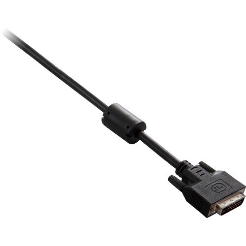 V7 Black Video Cable DVI-D Male to DVI-D Male 2m 6.6ft