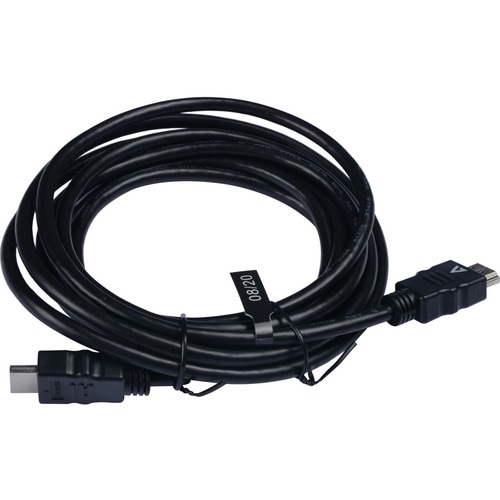 Câble A/V V7 V7E2HDMI4-03M-BK - 3,05 m HDMI - Cable for PC, Moniteur, HDTV, Projecteur, Périphérique audio/vidéo - 10,2 Gb