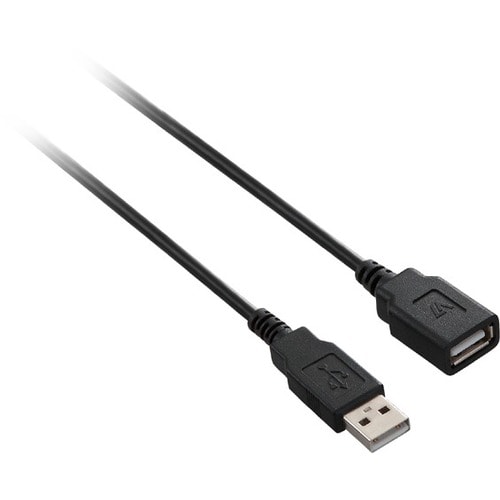 Câble pour transfert de données V7 V7E2USB2EXT-1.8M - 1,83 m USB-A - Cable for Ordinateur, Dispositif périphérique, Caméra