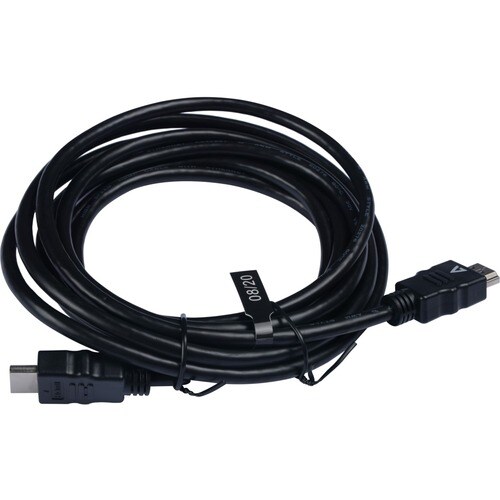 V7 V7E2HDMI4-03M-BK 3.05 m HDMI A/V Cable - Cable for PC, Monitor, HDTV, Projector, Audio/Video Device - First End: 1 x HD