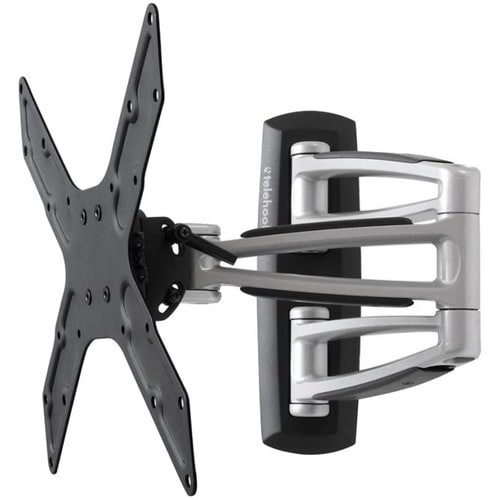 TH-1040-VFM full motion wall mount - capacity to 35kg (77lb) - long arm - Black