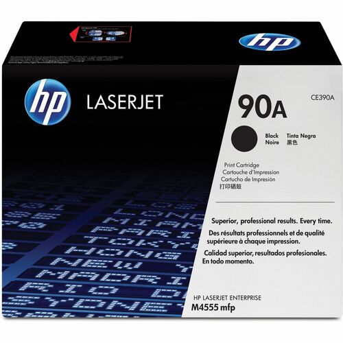 HP 90A (CE390A) Original Padrão Yield Laser Cartucho de toner - Embalagem Individual - Preto - 1 Cada - Laser - 1 Pack