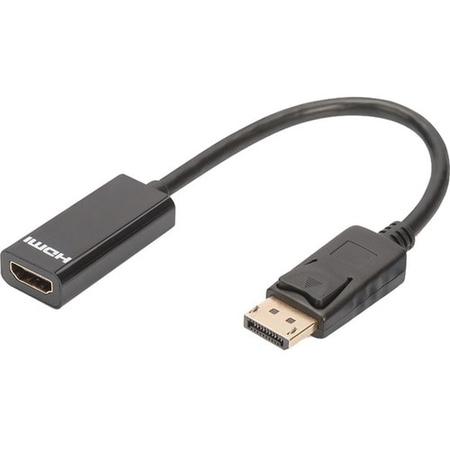 Assmann AK-340400-001-S 15 cm DisplayPort/HDMI AV-Kabel - Cable for Audio-/Video-Gerät, Monitor, Projektor, TV - Abschirmu