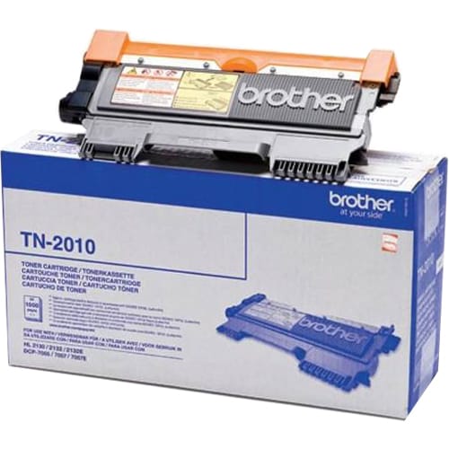 Brother TN2010 Original Laser Toner Cartridge - Black - 1 Pack - 1000 Pages