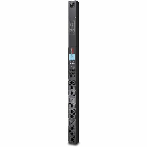 APC by Schneider Electric Metered Rack AP8858 20-Outlets PDU - Metered - IEC 60320 C20 - 200 V, 208 V, 230 V - 0U - Vertic