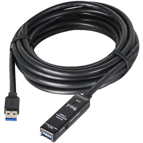SIIG USB 3.0 Active Repeater Cable - 15M - Black