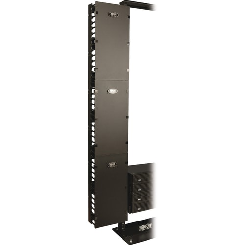 Tripp Lite by Eaton SmartRack SRCABLEVRT12 Vertical Cable Manager - Cable Manager - Black - Steel