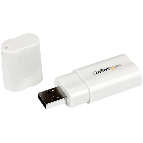 StarTech.com USB 2.0 to Audio Adapter - Sound card - stereo - Hi-Speed USB - 1 x Type A USB 2.0 USB Male - 1 x Mini-phone 