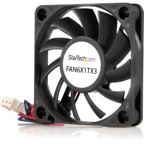StarTech.com 60x10mm Replacement Ball Bearing Computer Case Fan w/ TX3 Connector - 3 pin case Fan - TX3 Fan - 60mm Fan - A