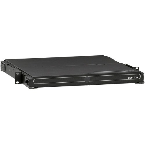 Leviton Opt-X 1000i Rack-Mount Enclosures - 1U Rack Height - Rack-mountable - Black Powder Coat - Steel
