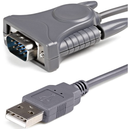 StarTech.com Câble adaptateur USB vers port série DB9 - DB25 avec adaptateur DB9 DB25 - Gris