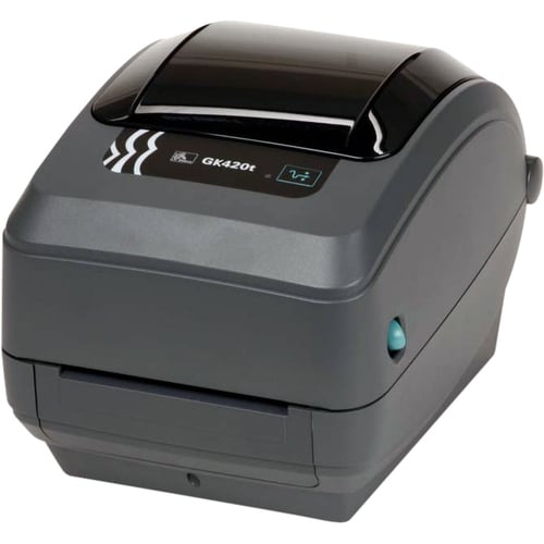Zebra GK420t Desktop Direct Thermal/Thermal Transfer Printer - Monochrome - Label Print - USB - Serial - Parallel - 4.09" 