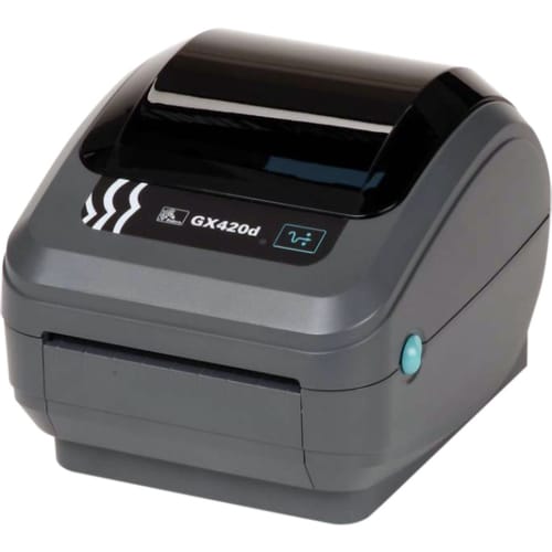 Zebra GX420d Desktop Direct Thermal Printer - Monochrome - Label Print - USB - Serial - Parallel - US - 4.09" Print Width 