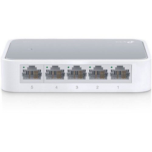 TP-Link TL-SF1005D 5 Ports Ethernet Switch - Fast Ethernet - 10/100Base-TX - 2 Layer Supported - Twisted Pair - Desktop