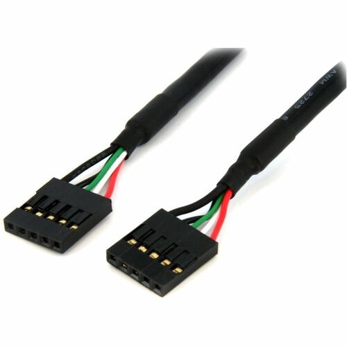 StarTech.com 18in Internal 5 pin USB IDC Motherboard Header Cable - F/F - Connect a front panel USB hub or card reader dir